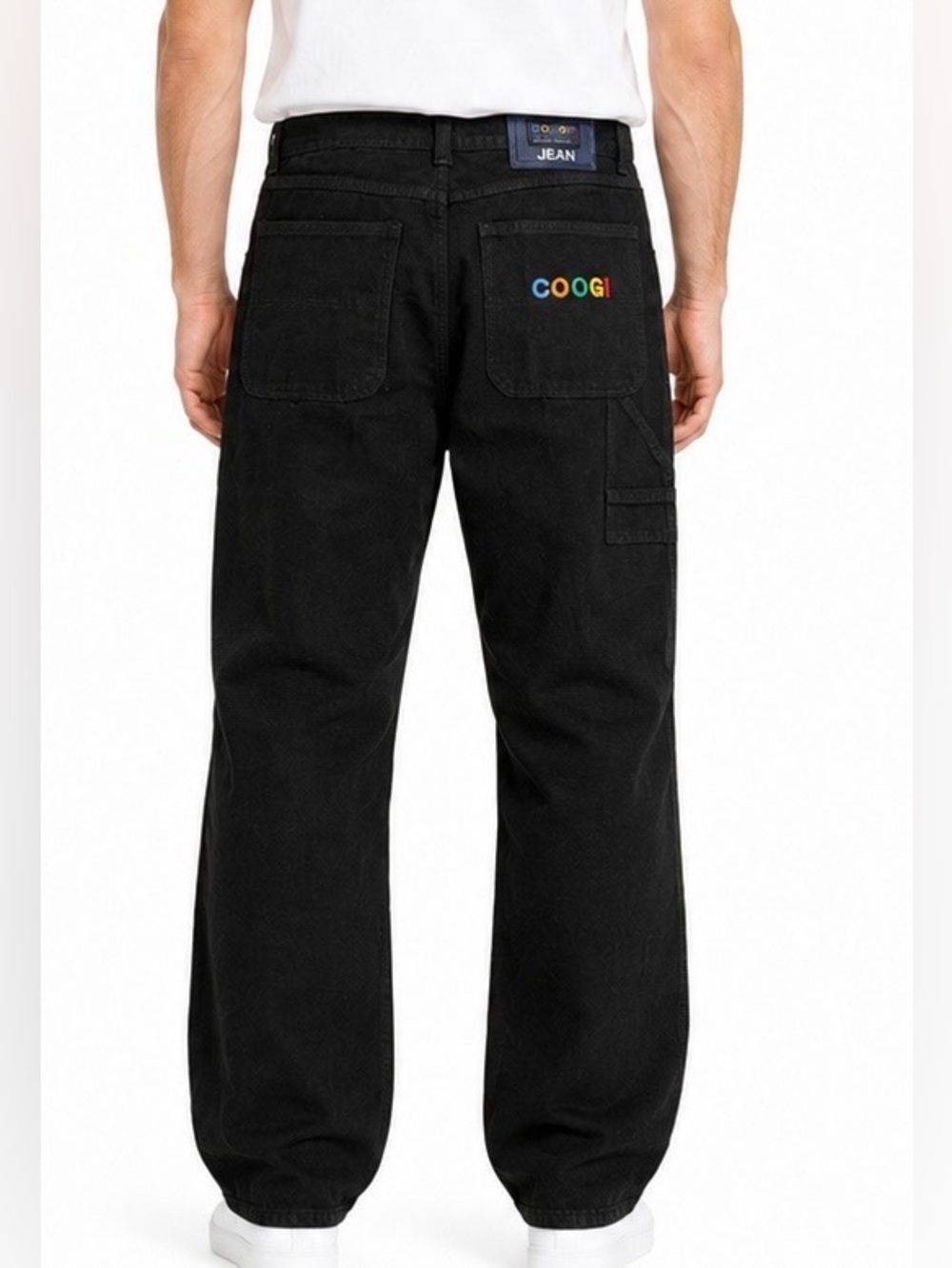 Vintage COOGI Y2K Baggy Corduroy Carpenter Pants Black Men’s 36